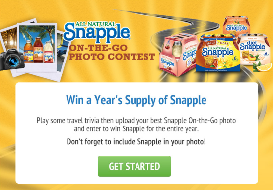 Snapple On The Go Photo Contest