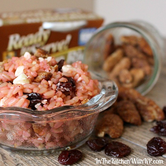 Glazed Pecan, Cherry Feta Cheese Raspberry Rice Bowl Recipe www.InTheKitchenWithKP 5