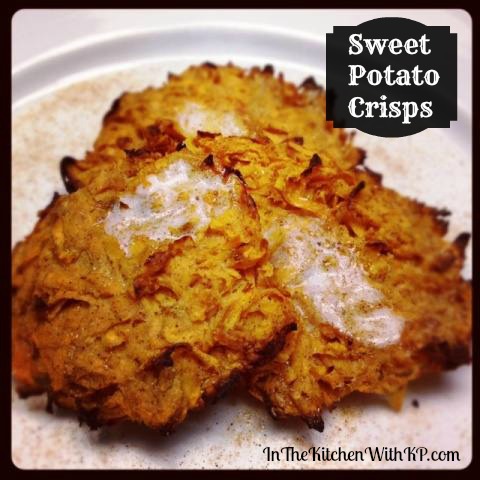 Sweet Potato Crisps #Recipe www.InTheKitchenWithKP