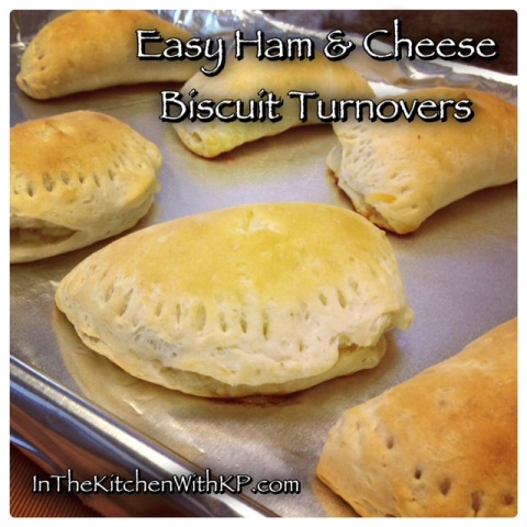 Easy Ham and Cheese Biscuit Turnovers 3