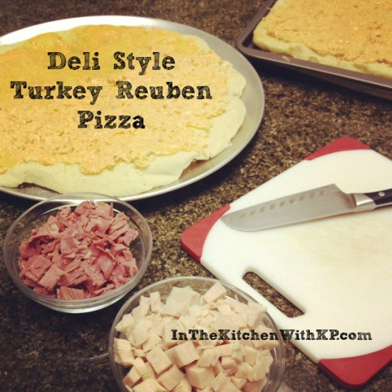 Deli Style Turkey Reuben Pizza 2