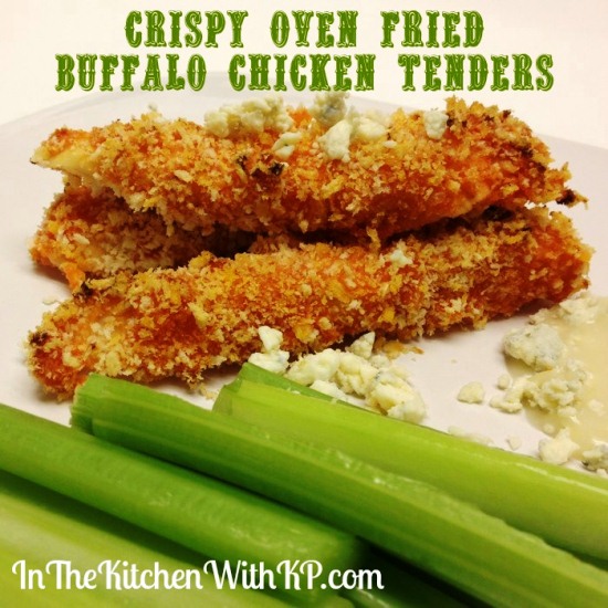 Crispy Oven Fried Buffalo Chicken Tenders 1
