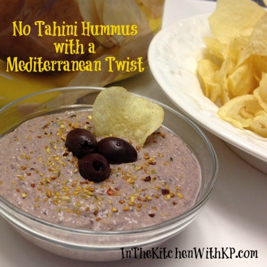 No Tahini Hummus with a Mediterranean Twist 2