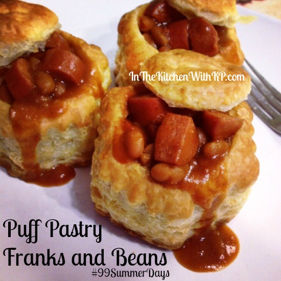 Puff Pastry Franks and Beans With Hebrew National 1