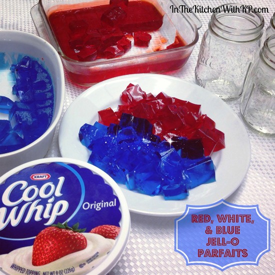 Red White and Blue JELLO Parfaits 4