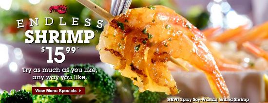 Endless Shrimp at Red Lobster Giveaway #ad