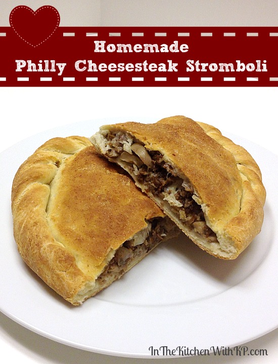 Homemade Philly Cheesesteak Stromboli #recipe www.InTheKitchenWithKP 1