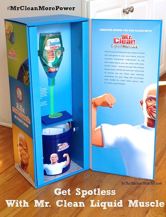 Get Spotless With @RealMrClean Liquid Muscle #MrCleanMorePower www.InTheKitchenWithKP 1