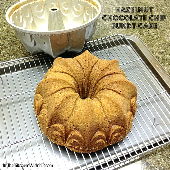Hazelnut Chocolate Chip Bundt Cake #recipe www.InTheKitchenWithKP 3