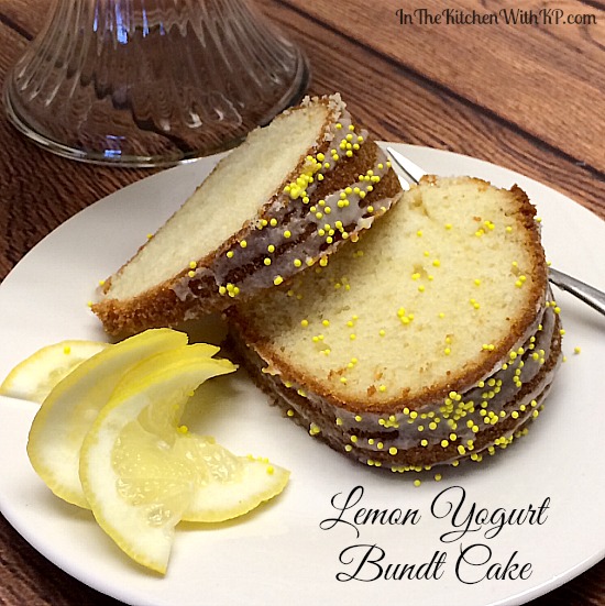 Lemon Yogurt Bundt Cake #Recipe www.InTheKitchenWithKP 3