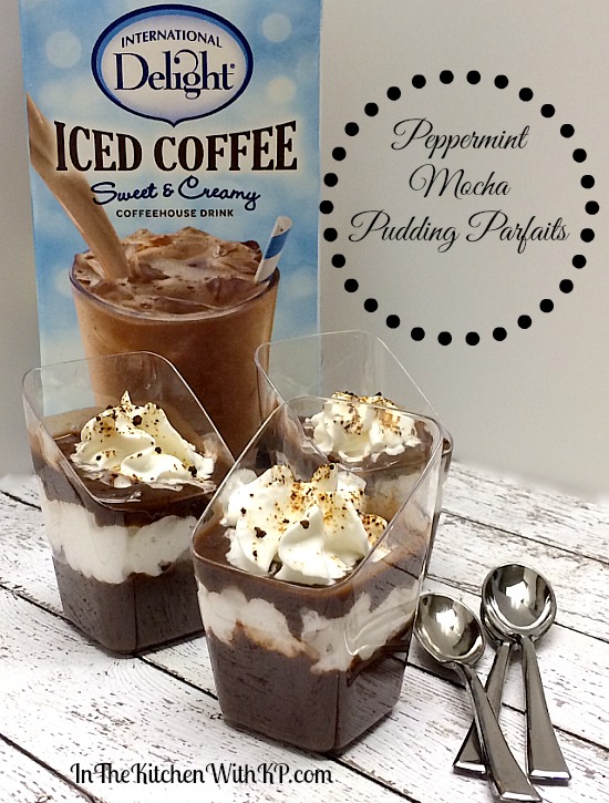 Peppermint Mocha Pudding Parfaits #IcedDelight 5