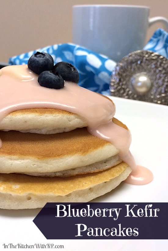 Blueberry Kefir Pancakes #KefirCreations #shop #recipe www.InTheKitchenWithKP 5