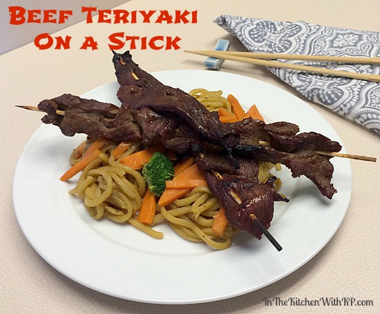 Beef Teriyaki On a Stick www. InTheKitchenWithKP #recipe 2