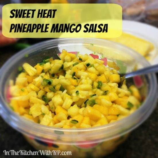 Pineapple-Mango-Salsa #recipe www.InTheKitchenWithKP