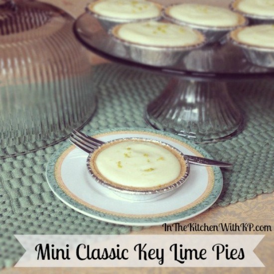 Mini-Classic-Key-Lime-Pies-www.InTheKitchenWithKP Pie Recipes