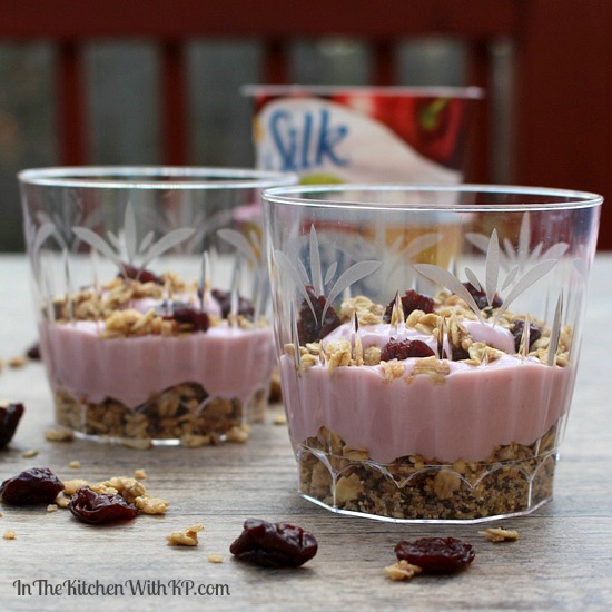 Granola Parfait With Silk Dairy Free Yogurt Alternative www.InTheKitchenWithKP Snack Recipe 7