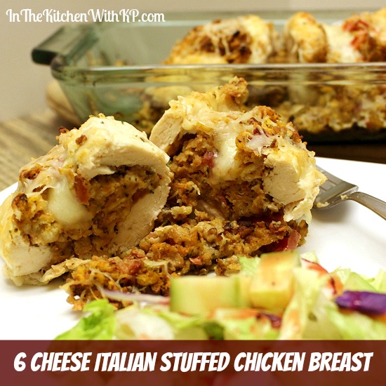6 Cheese Italian Stuffed Chicken Breast Recipe | In The Kitchen With KP