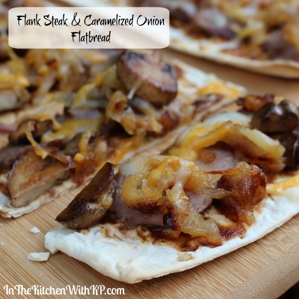 Flank Steak and Caramelized Onion Flatbread Recipe | In The Kitchen With KP 