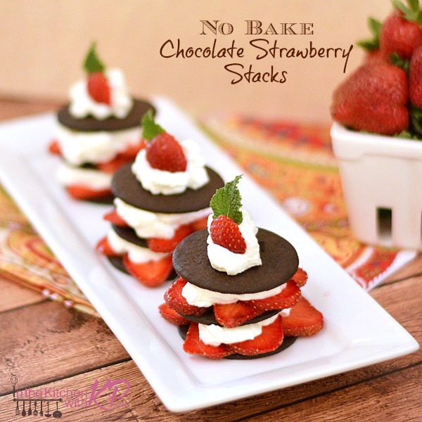 No Bake Chocolate Strawberry Stacks | In The Kitchen With KP|No Bake Dessert Recipe