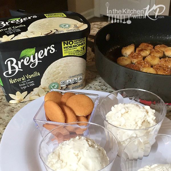 Banana Pudding With a Cool Breyers Twist | In The Kitchen With KP | Ice Cream Dessert Recipe