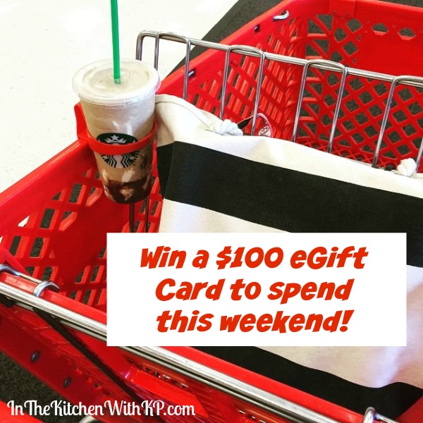 Target E-Gift Card Giveaway | In The Kitchen With KP | Blogger Giveaway