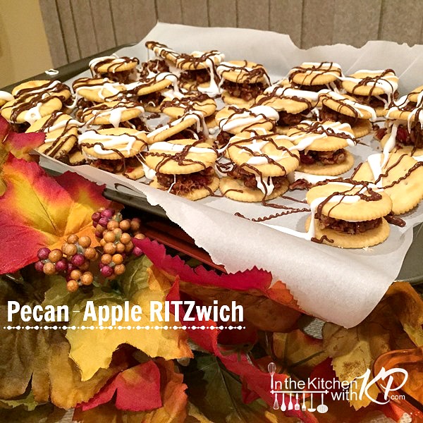 Apple Pecan RITZwich www.InTheKitchenWithKP Holiday Appetizer Snack Recipe 11