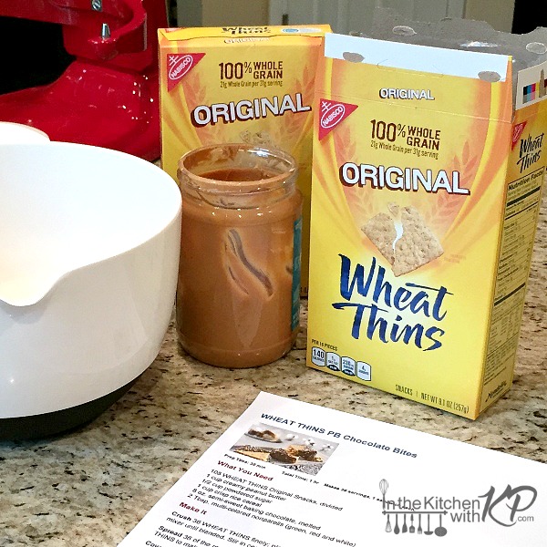 WHEAT THINS PB Chocolate Bites | In The Kitchen With KP | Easy Holiday Recipes