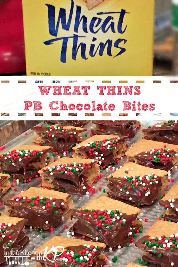 WHEAT THINS PB Chocolate Bites | In The Kitchen With KP | Easy Holiday Recipes