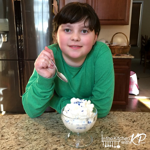 Two Ingredient Homemade Snow Cream Recipe | In The Kitchen With KP |Family Fun Snow Day Ideas 