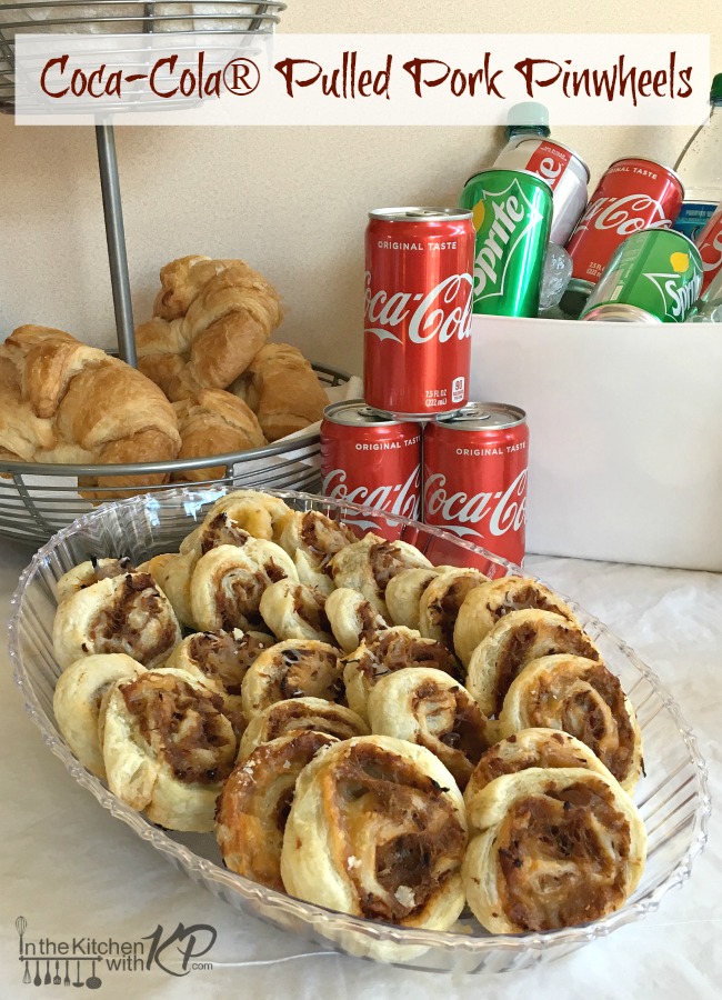 Coca-Cola® Pulled Pork Pinwheels | In The Kitchen With KP | Appetizer recipe
